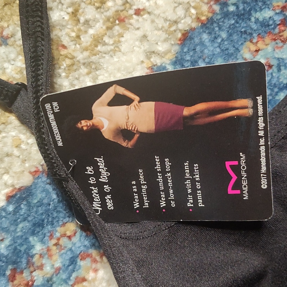 Maidenform Black Shaper Cami Tank Top - Picture 6 of 8